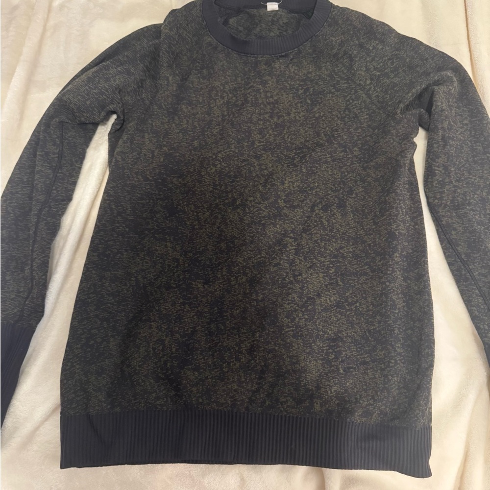 lululemon athletica Black and Gray Women's Sweater